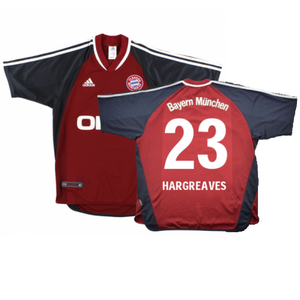 Bayern Munich 2001-02 Home Shirt (S) (Very Good) (Hargreaves 23)_0