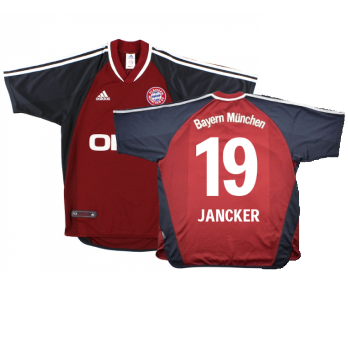 Bayern Munich 2001-02 Home Shirt (S) (Very Good) (Jancker 19)