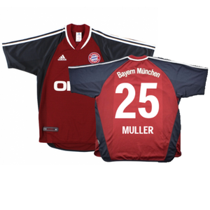 Bayern Munich 2001-02 Home Shirt (S) (Good) (Muller 25)_0