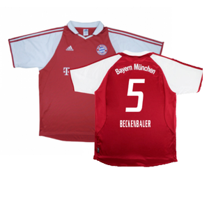 Bayern Munich 2003-04 Home Shirt (XXL) Makaay #10 (Very Good) (Beckenbauer 5)_0