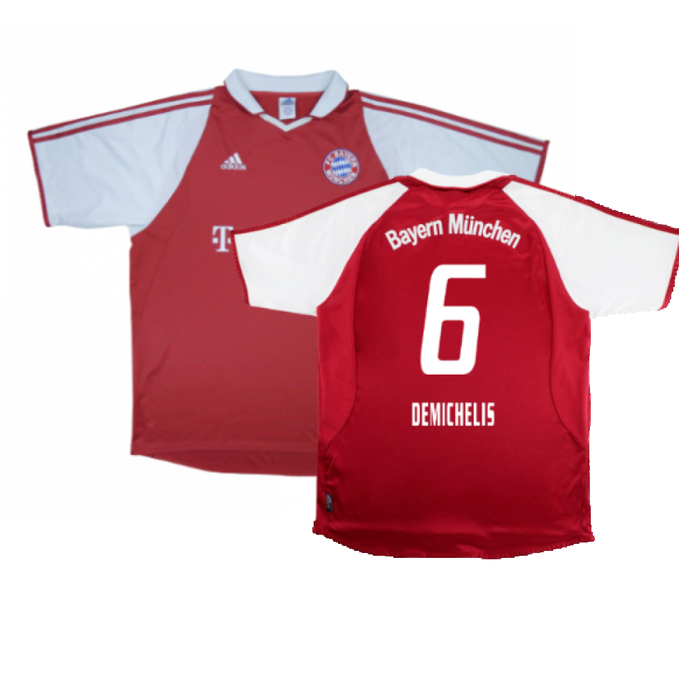 Bayern Munich 2003-04 Home Shirt (XXL) Makaay #10 (Very Good) (Demichelis 6)