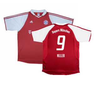 Bayern Munich 2003-04 Home Shirt (XXL) Makaay #10 (Very Good) (Muller 9)_0