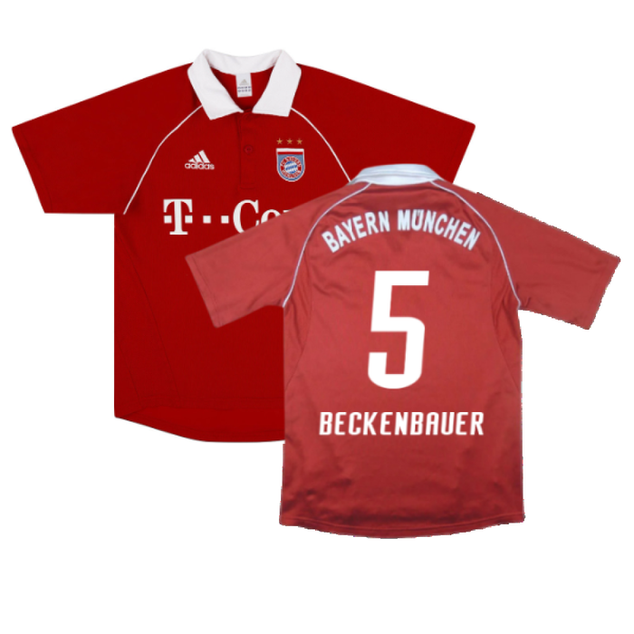 Bayern Munich 2005-06 Home Shirt (Very Good) (Beckenbauer 5)