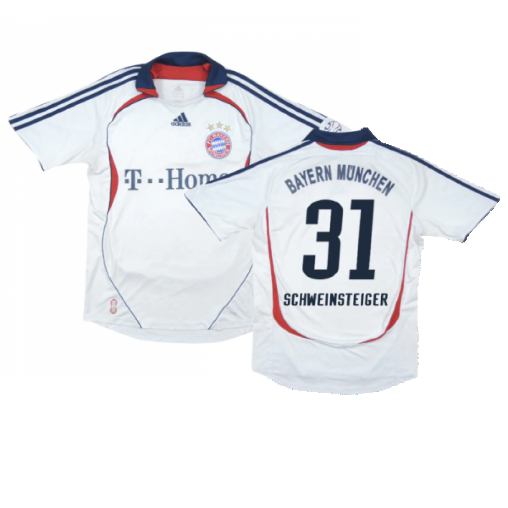 Bayern Munich 2006-08 Away Shirt (S) (Excellent) (Schweinsteiger 31)_0