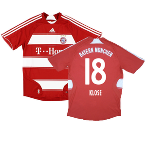 Bayern Munich 2007-08 Home Shirt (M) (Very Good) (Klose 18)_0