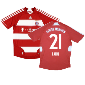 Bayern Munich 2007-08 Home Shirt (M) (Very Good) (Lahm 21)_0