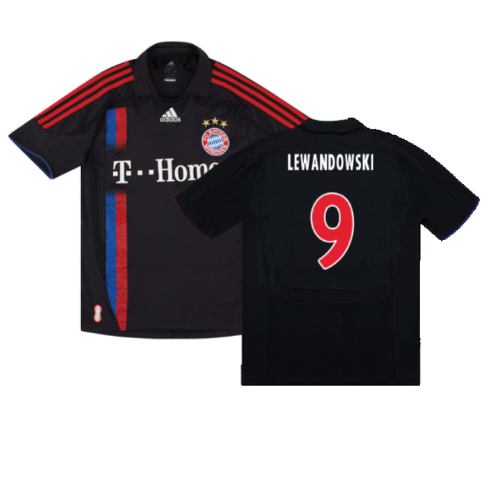 Bayern Munich 2007-08 Third Shirt (XXL) (Good) (Lewandowski 9)