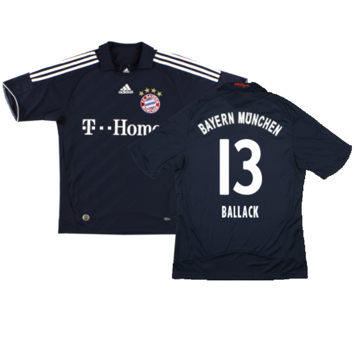 Bayern Munich 2008-09 Away Shirt (Van Bommel #17) (M) (Very Good) (Ballack 13)