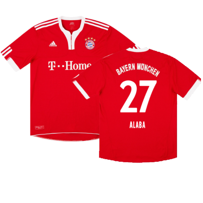 Bayern Munich 2009-10 Home Shirt (XL) (Good) (Alaba 27)