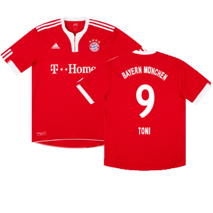 Bayern Munich 2009-10 Home Shirt (L) (Excellent) (Toni 9)