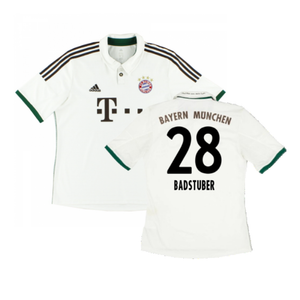 Bayern Munich 2013-14 Away Shirt (L) (Very Good) (Badstuber 28)_0