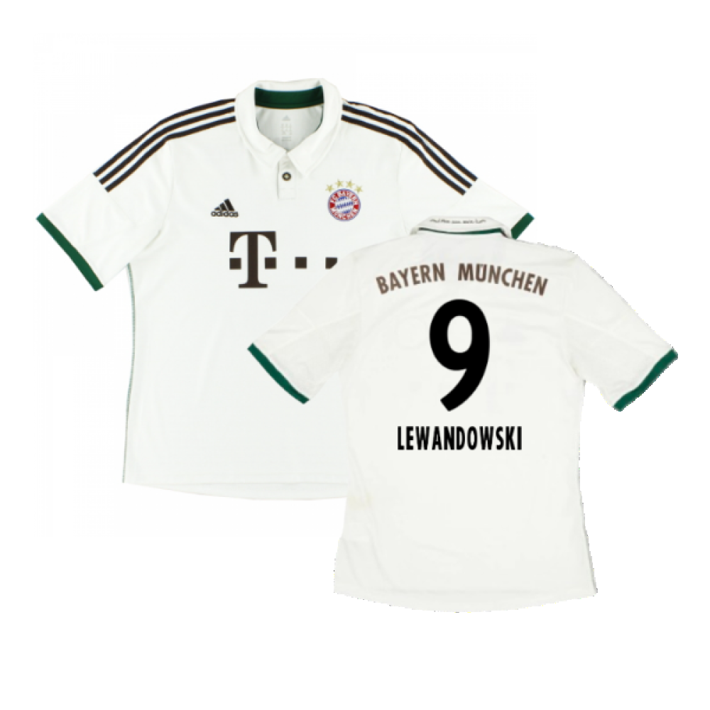 Bayern Munich 2013-14 Away Shirt (L) (Very Good) (Lewandowski 9)_0