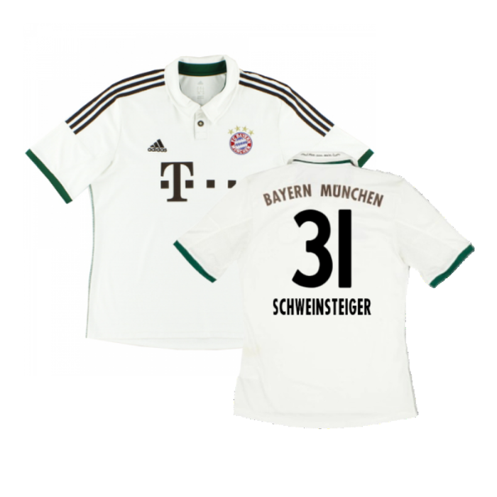 Bayern Munich 2013-14 Away Shirt (S) (Excellent) (Schweinsteiger 31)