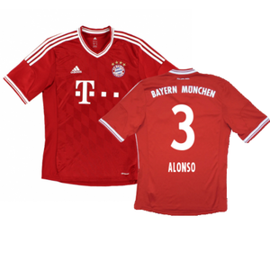 Bayern Munich 2013-14 Home Shirt (Excellent) (Alonso 3)_0