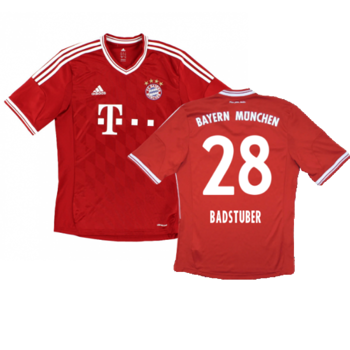 Bayern Munich 2013-14 Home Shirt (S) (Excellent) (Badstuber 28)