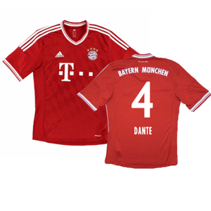 Bayern Munich 2013-14 Home Shirt (S) (Excellent) (Dante 4)_0