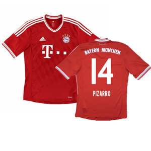 Bayern Munich 2013-14 Home Shirt (Excellent) (Pizarro 14)_0