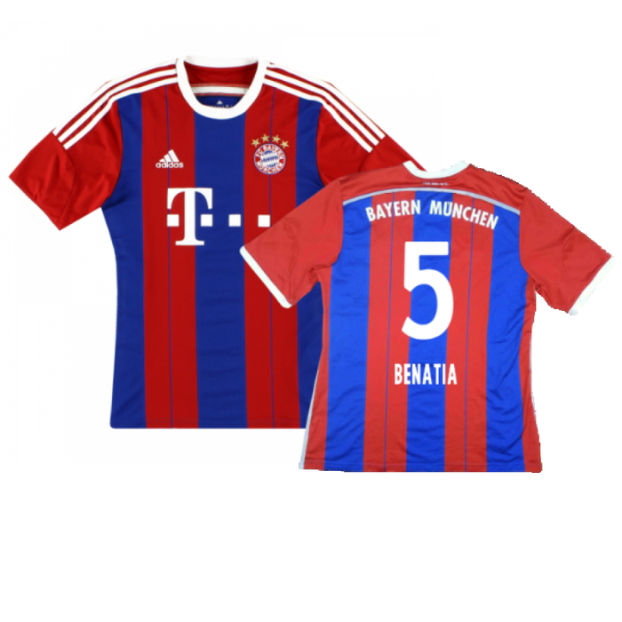 Bayern Munich 2014-15 Home Shirt (S) (Mint) (Benatia 5)