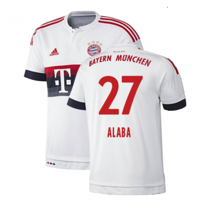 Bayern Munich 2015-16 Away Shirt (2XL) (Good) (Alaba 27)