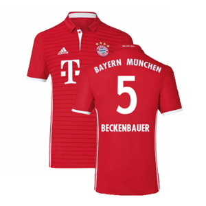 Bayern Munich 2016-17 Home Shirt (Excellent) (Beckenbauer 5)_0