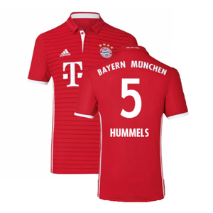 Bayern Munich 2016-17 Home Shirt (Excellent) (Hummels 5)_0