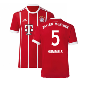 Bayern Munich 2017-18 Home Shirt (Excellent) (Hummels 5)_0