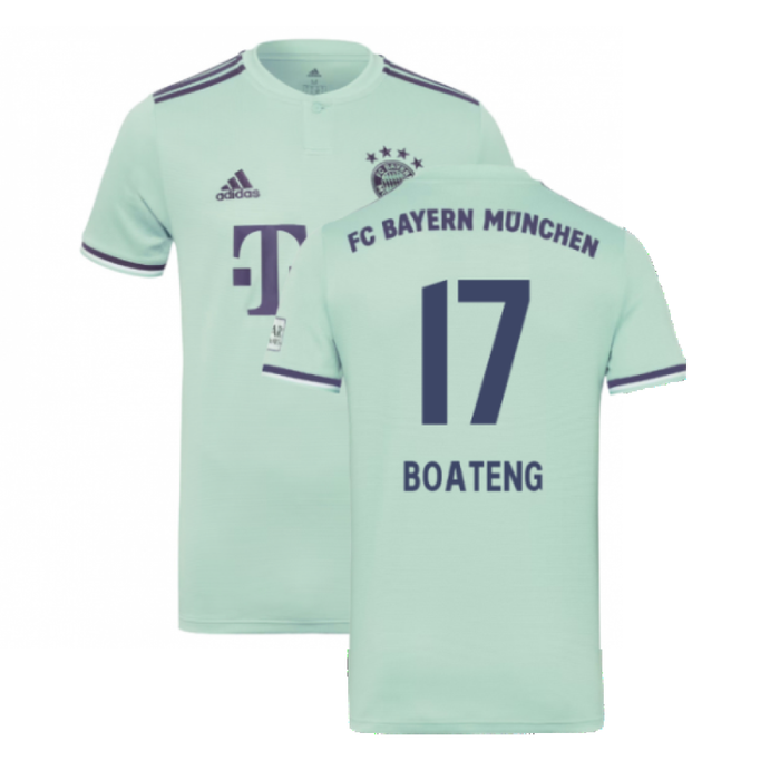 Bayern Munich 2018-19 Away Shirt (Excellent) (Boateng 17)