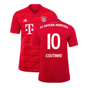 Bayern Munich 2019-20 Home Shirt (Mint) (Coutinho 10)_0