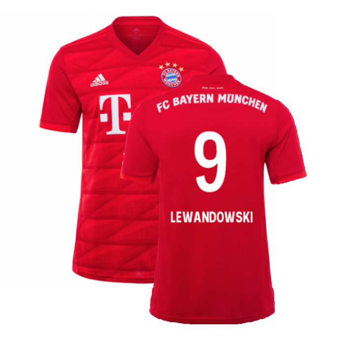 Bayern Munich 2019-20 Home Shirt (Mint) (LEWANDOWSKI 9)