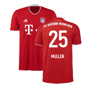 Bayern Munich 2020-21 Home Shirt (L) (Mint) (MULLER 25)_0