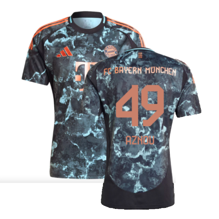 Bayern Munich 2024-2025 Away Shirt (13-14y) (Aznou 49) (Excellent)