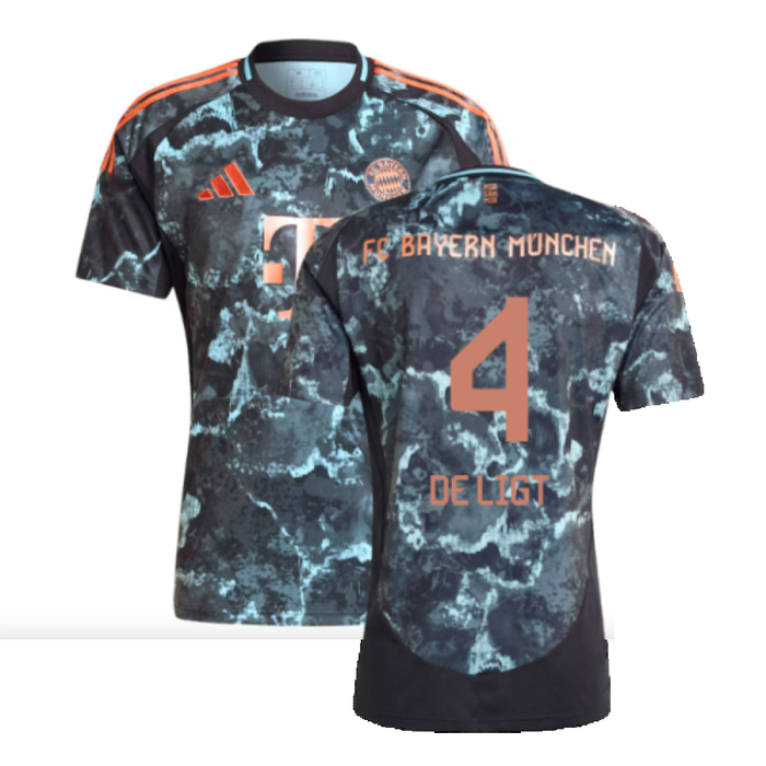 Bayern Munich 2024-2025 Away Shirt (13-14y) (De Ligt 4) (Excellent)