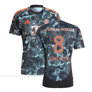 Bayern Munich 2024-2025 Away Shirt (13-14y) (Goretzka 8) (Excellent)_0