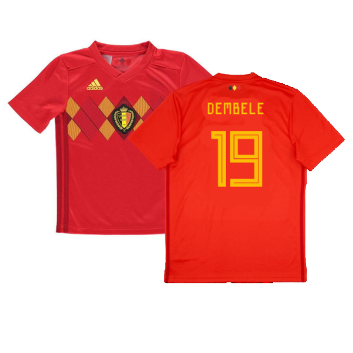 Belgium 2018-19 Home Shirt (XL) (Good) (Dembele 19)