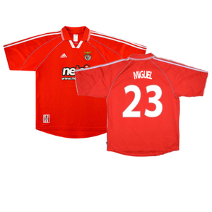 Benfica 2000-01 Home Shirt (Excellent) (Miguel 23)_0