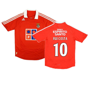 Benfica 2007-2008 Home Shirt (L) (Excellent) (RUI COSTA 10)_0