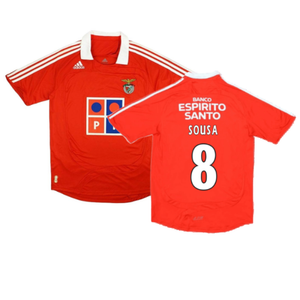 Benfica 2007-2008 Home Shirt (L) (Excellent) (SOUSA 8)_0