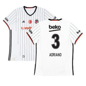 Besiktas 2016-17 Home Shirt (S) (Very Good) (Adriano 3)_0