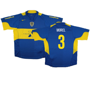 Boca Juniors 2005-06 Home Shirt (L) (Excellent) (Morel 3)_0