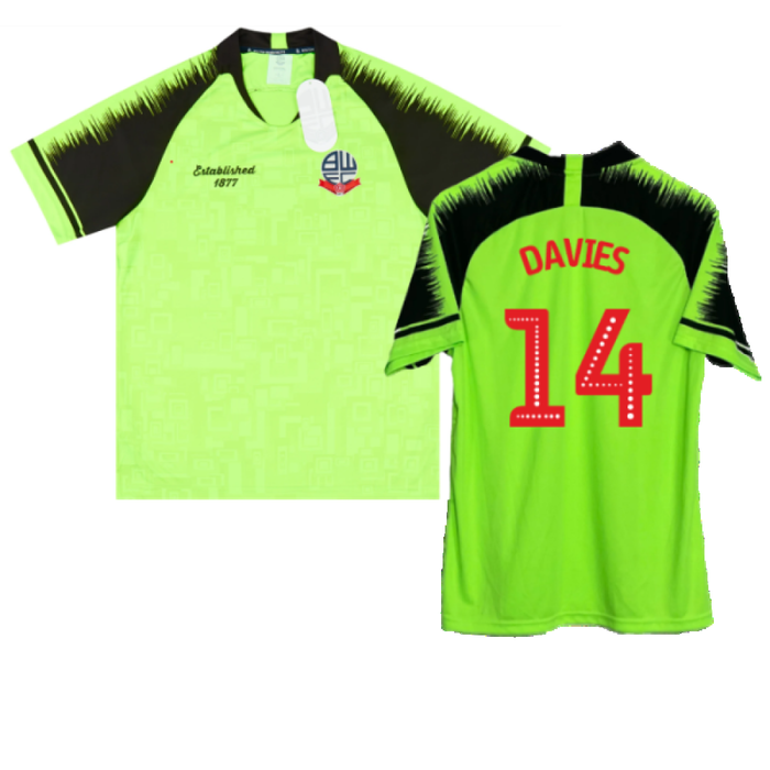 Bolton 2019-20 Away Shirt (L) (Excellent) (Davies 14)