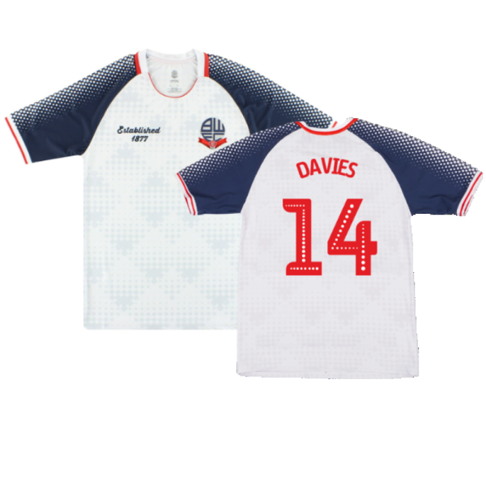 Bolton Wanderers 2019-20 Home Shirt (Sponsorless) (XXL) (Mint) (Davies 14)