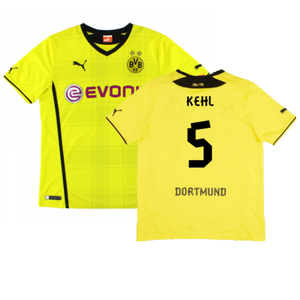 Borussia Dortmund 2013-14 Home Shirt (XL) (Very Good) (Kehl 5)_0