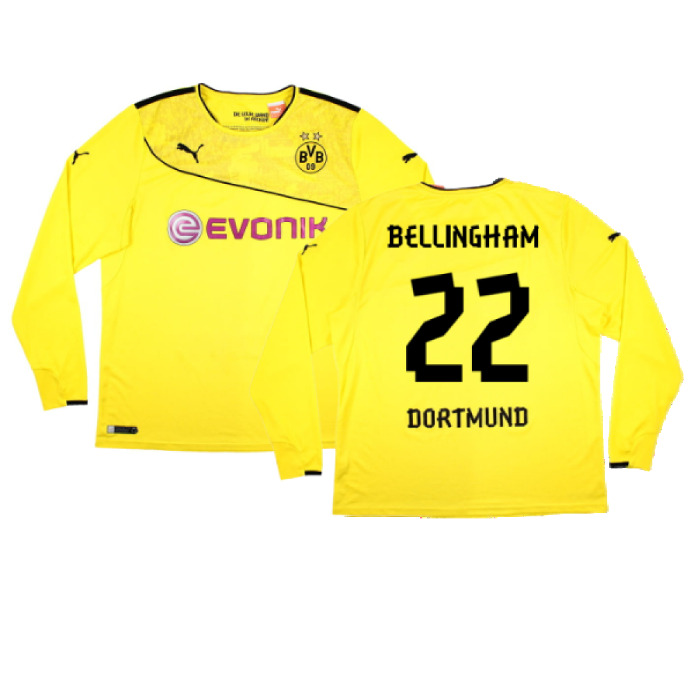 Borussia Dortmund 2013-14 Special Winter Edition Long Sleeve Home Shirt (2XL) (Very Good) (Bellingha_0