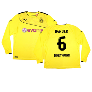 Borussia Dortmund 2013-14 Special Winter Edition Long Sleeve Home Shirt (2XL) (Very Good) (Bender 6)_0