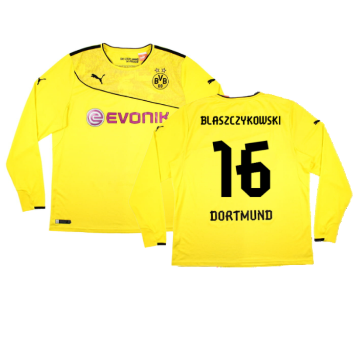 Borussia Dortmund 2013-14 Special Winter Edition Long Sleeve Home Shirt (2XL) (Very Good) (Blaszczyk