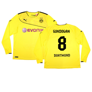 Borussia Dortmund 2013-14 Special Winter Edition Long Sleeve Home Shirt (2XL) (Very Good) (Gundogan _0