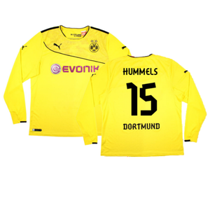 Borussia Dortmund 2013-14 Special Winter Edition Long Sleeve Home Shirt (2XL) (Very Good) (Hummels 1_0