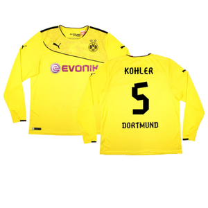 Borussia Dortmund 2013-14 Special Winter Edition Long Sleeve Home Shirt (2XL) (Very Good) (Kohler 5)_0