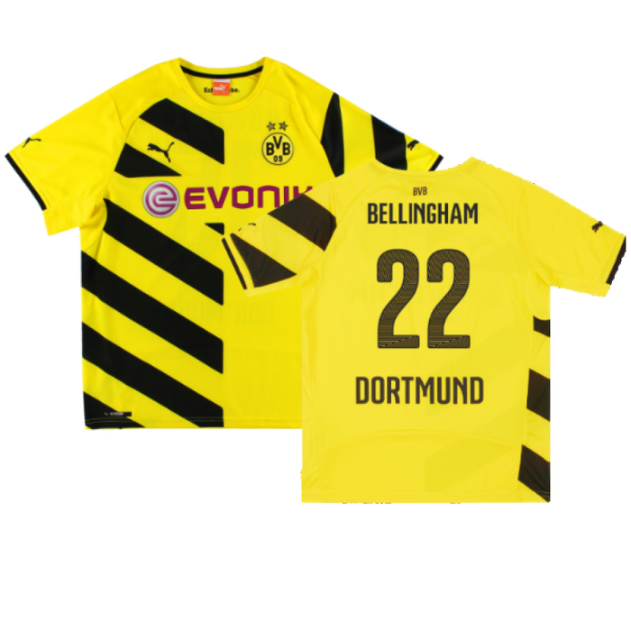 Borussia Dortmund 2014-15 Home Shirt (2XL) (Very Good) (Bellingham 22)