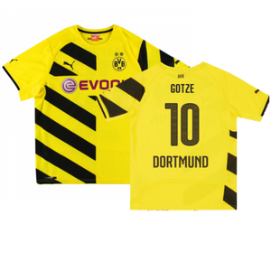 Borussia Dortmund 2014-15 Home Shirt (Very Good) (Gotze 10)_0